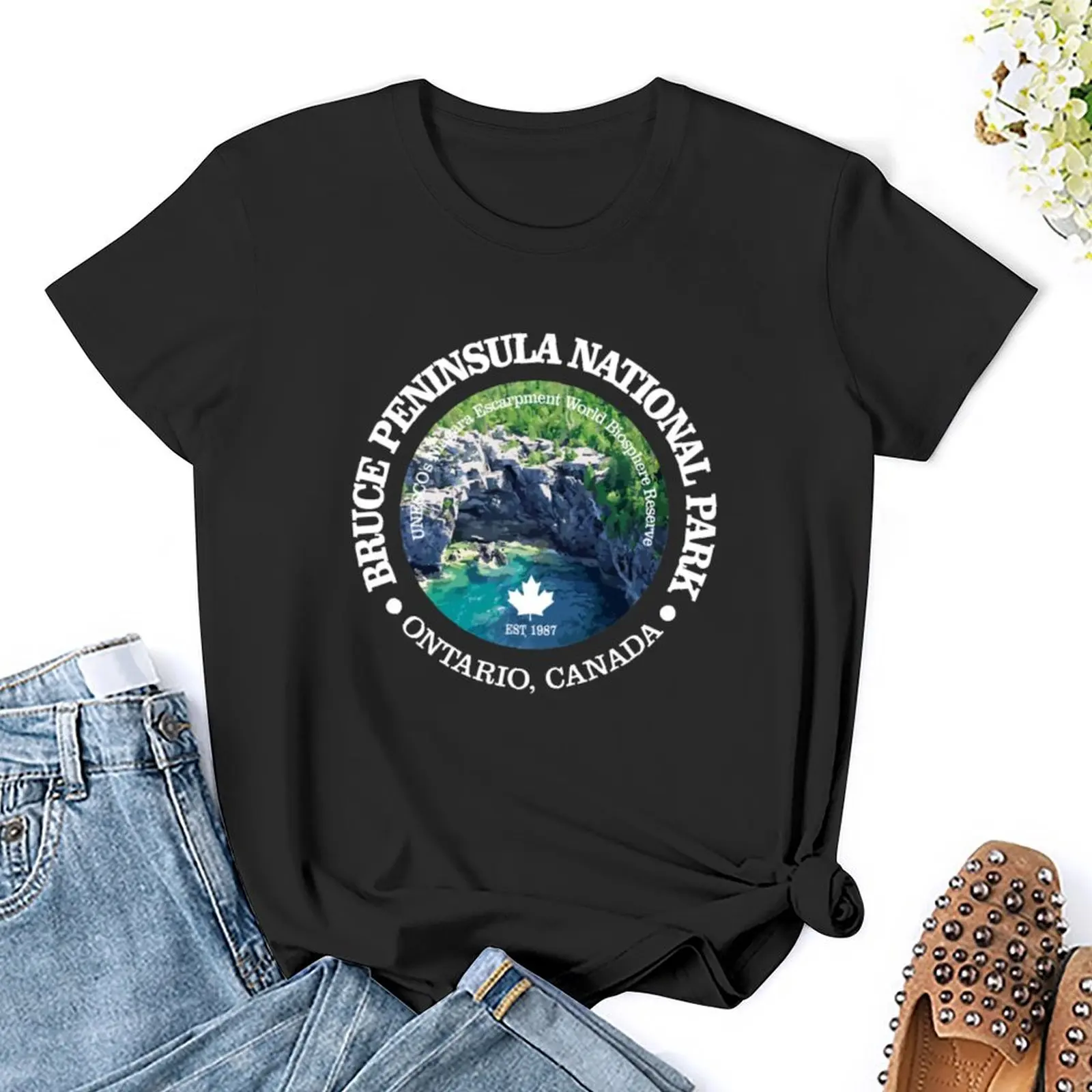 Bruce Peninsula National Park (NP) T-shirt summer clothes animal print shirt for girls cute tops clothes for Women