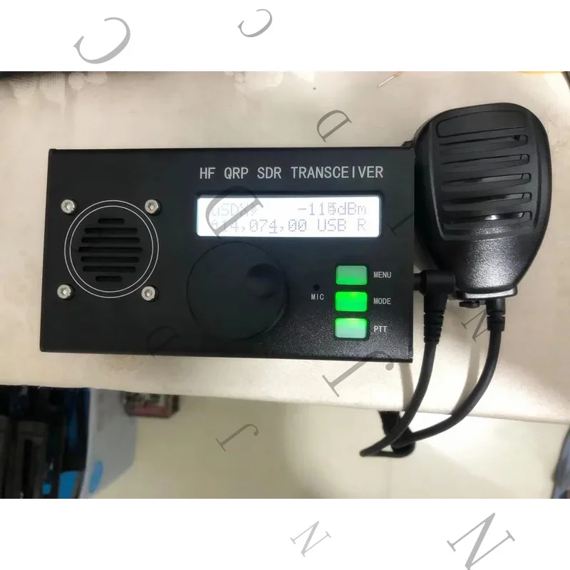 1PC Microphone USDX QCX To SSB HF QRP Transceiver 8-Band 5W DSP SDR Radio