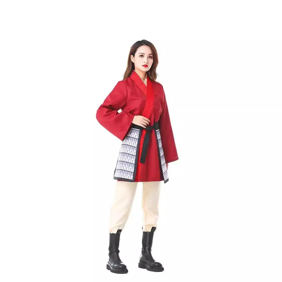 Halloween Performance Kostüm Echte Version Film Hua Mulan Erwachsene Kinder Li feng Hanfu Traditionelle Chinesische Kleidung