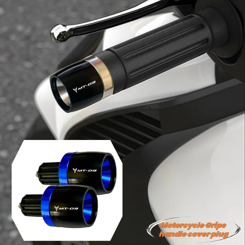 

For YAMAHA MT-03 MT03 MT 03 Motorcycle Grips handle cover plug Accessories CNC Metal Handlebar Counterweight Plug