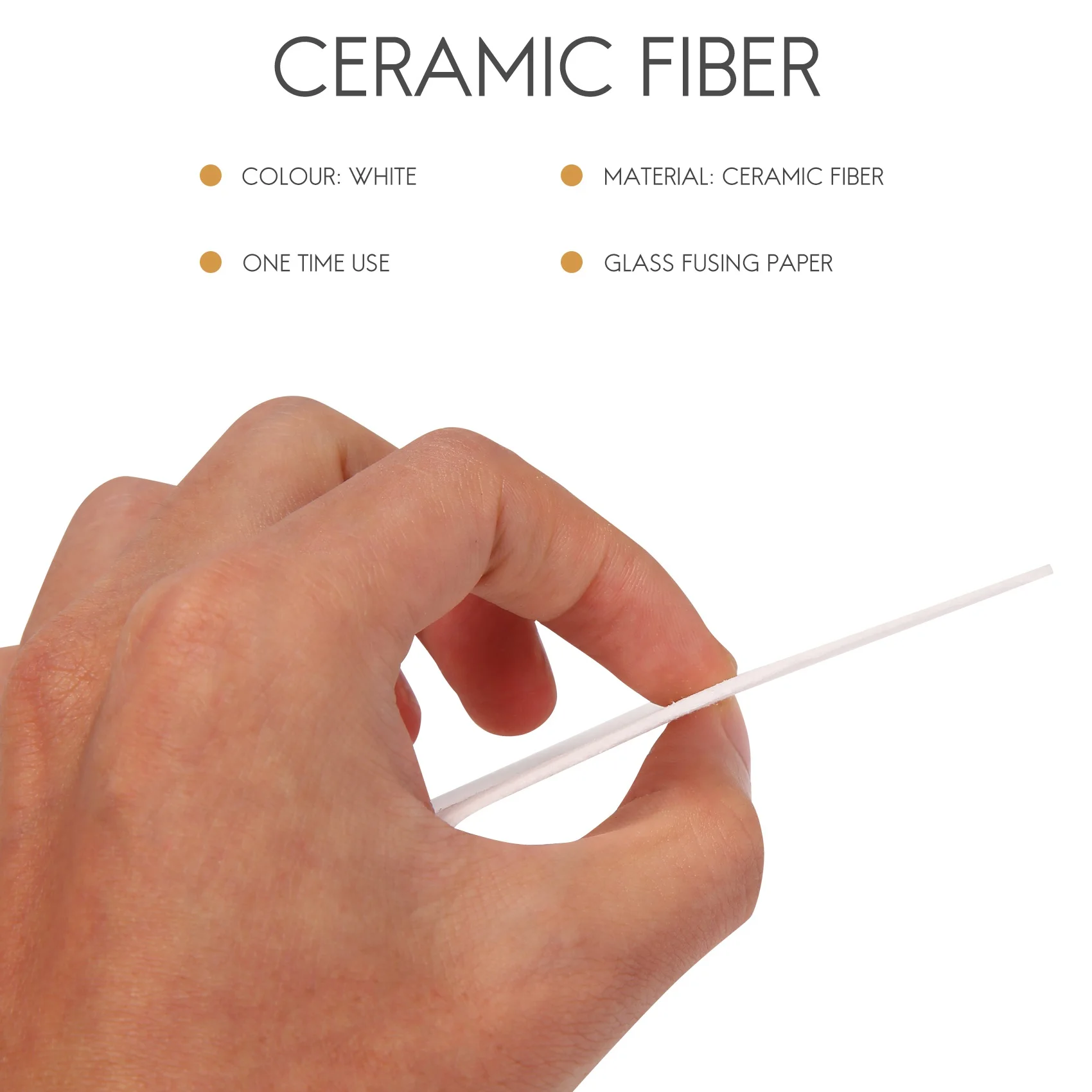 Fresh 50 Sheets Fiber Square Microwave Kiln Glass Fusing Paper Household Tools