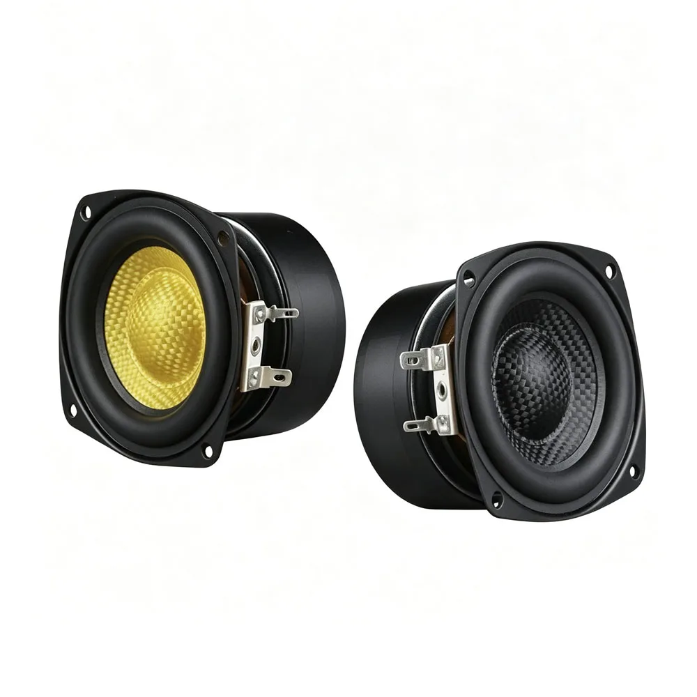AUIN 1 Stück 3 Zoll 4/8 Ohm 25-50W Tieftöner Lautsprecher Fiberglas High Stroke Power HiFi DIY Bluetooth Bass-Lautsprecher – Detail 4