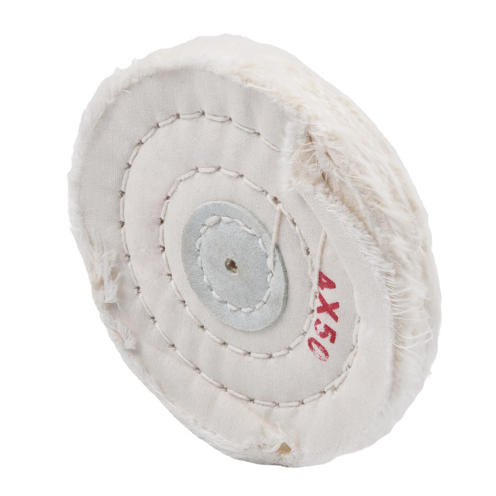 High-quality Brand New Cotton Cloth Polishing Wheels Buffing Wheel Cotton Cloth Power Tools White/yellow 4in 50PLY