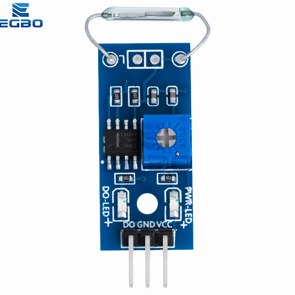 1PCS~20PCS G123-08 LM393 Reed Sensor Module Magnetron Module Reed Switch Magnetic Switch for arduino Diy Kit