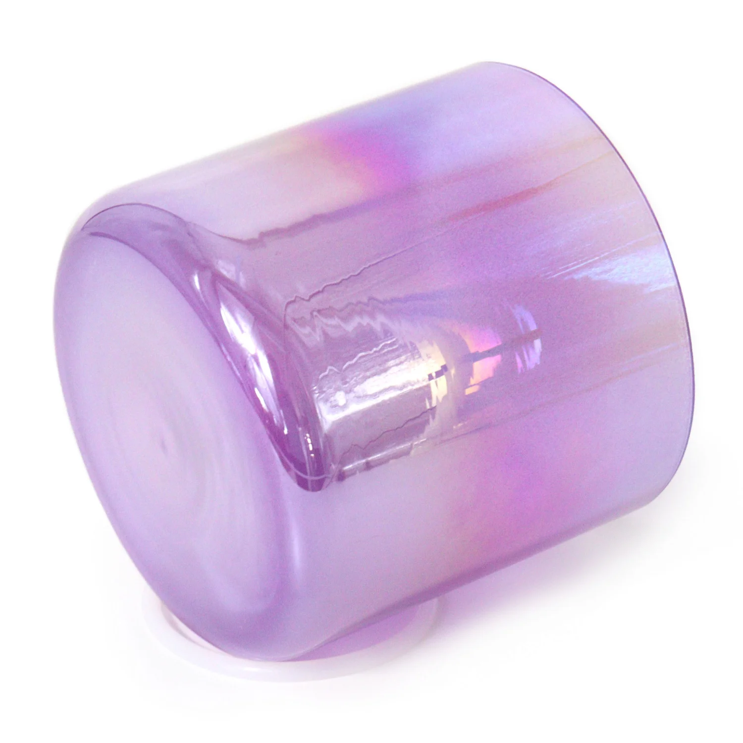 STAR LINKUP Violet Aura Alchemy Crystal Singing Bowl for Sound Healing Meditation Quartz Crystal Sound Bowl Chakra Crown Chakra