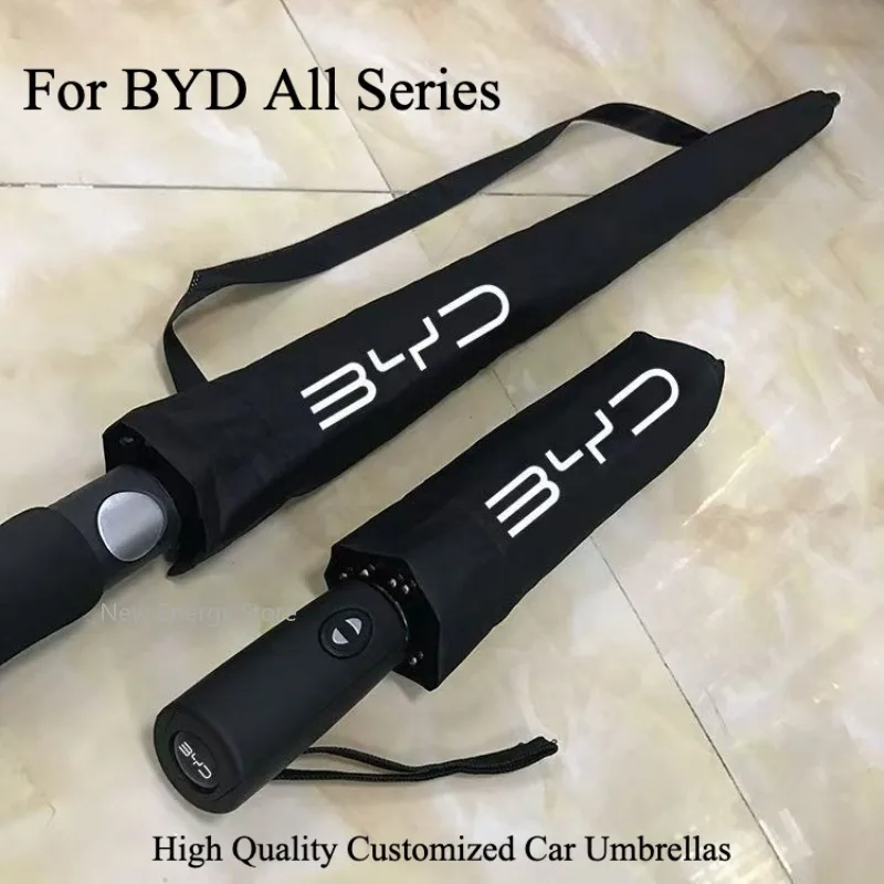 For BYD Seal U, Seagull, Sealion 7, Atto 3, Seal, Destroyer 05, Dolphin All Series High Quality Customized Car Umbrellas