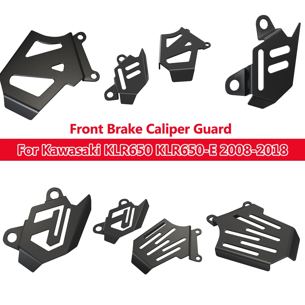 

For Kawasaki KLR650 KLR650-E 2008 2009 2010 2011 2012 2013 2014 2015 2016 2017 2018 Motorcycle Front Brake Caliper Guard Cover