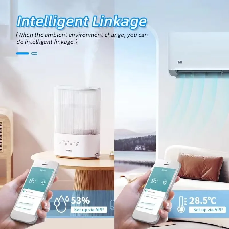 Tuya WIFI / ZigBee Smart Temperature And Humidity Sensor Battery Powered ZigBee Smart Home Security Work With Alexa Google Home