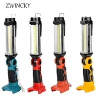 LED Work Light For Makita/Bosch/Dewalt/Milwaukee/Black&Decker/Craftsman/Ryobi 14.4V-18V Lithium Battery 2000LM USB Flashlight