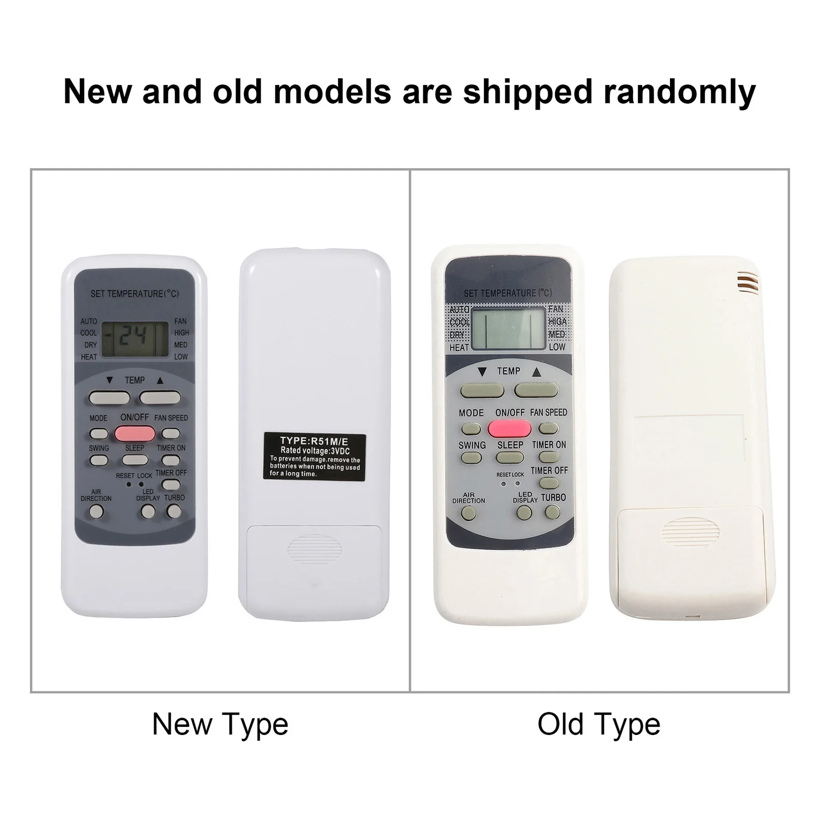 Air Conditioner Remote Control Replacement Universal Controller For Midea R51M/E
