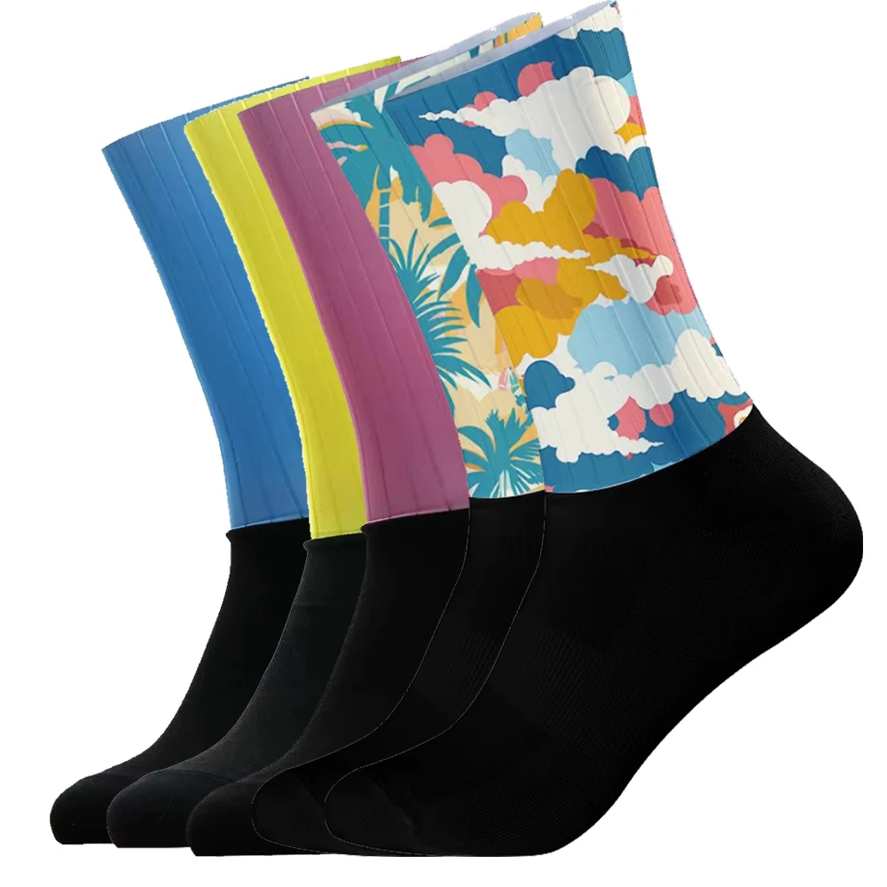 

High Quality Cycling Socks Men Women Road Bicycle Socks Outdoor Brand Racing Bike Compression Sport Socks Calcetines Ciclismo