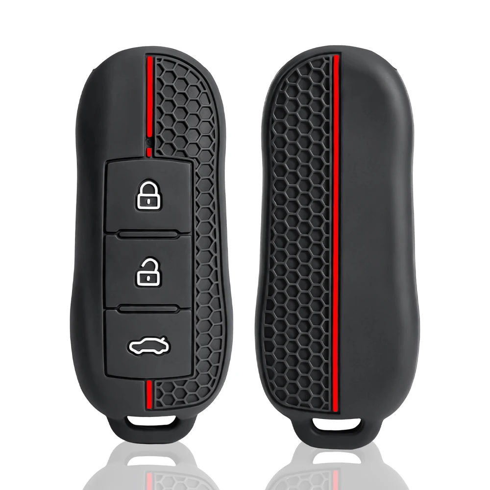 3 Button Silicone Car Key Case for Dongfeng Fengon IX7 Seres 3 5 DFSK SF5 IX5 Glory 580 Remote Fob Cover Shell Car Accessories