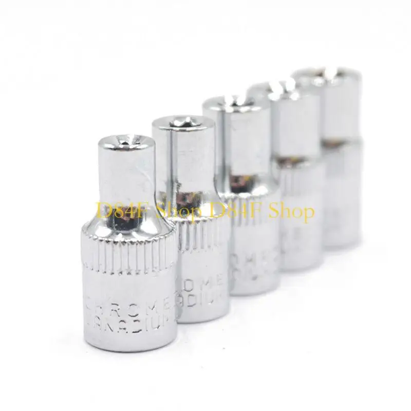 

D84F Torx Star Female Bit E Socket Set Socket Screwdriver Bit Set Quality Drill