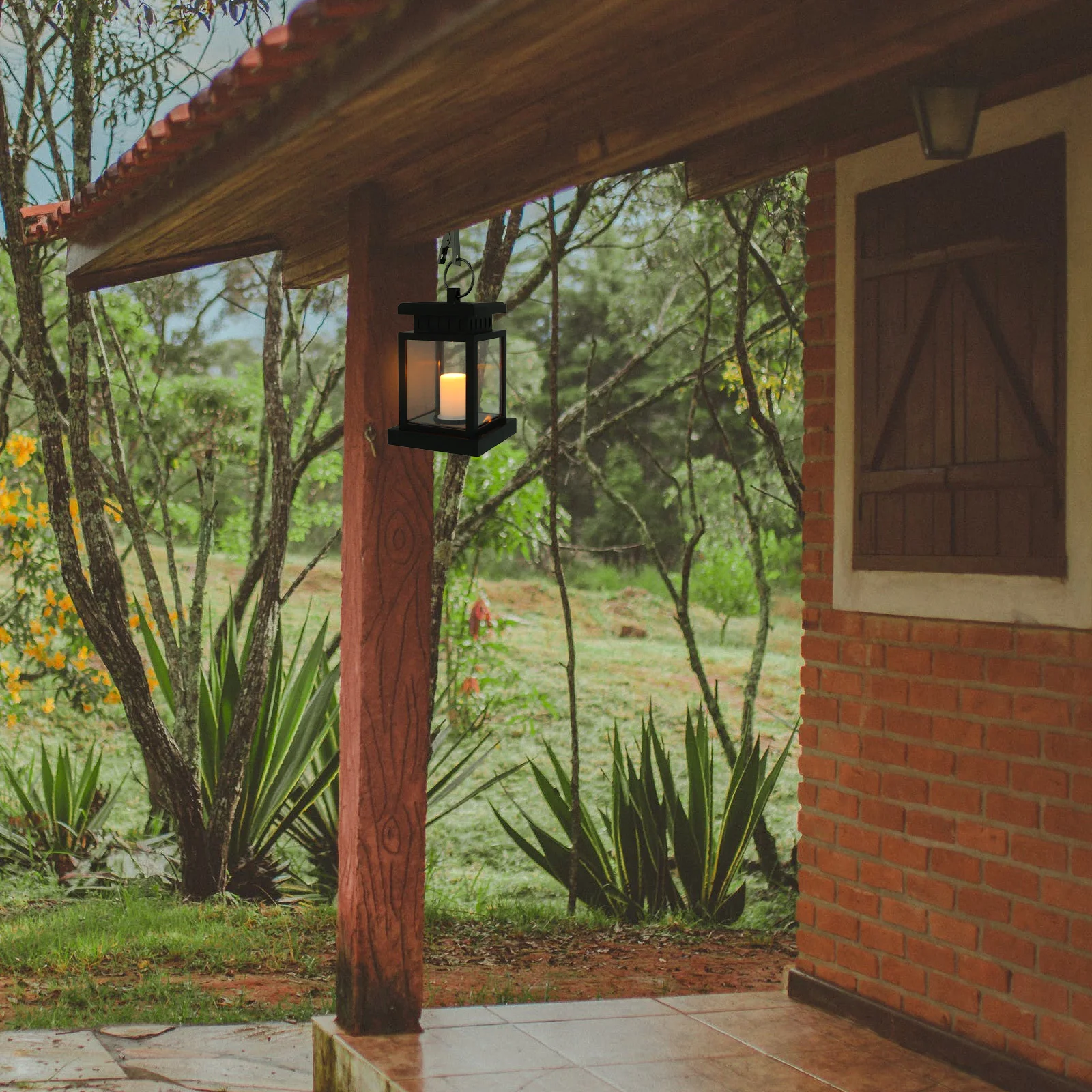 في الهواء الطلق عمود الطاقة الشمسية مصباح الخفقان اللهب خمر المعادن ABS حديقة ساحة مسار تعمل بالطاقة الشمسية آخر ضوء عمود مصباح