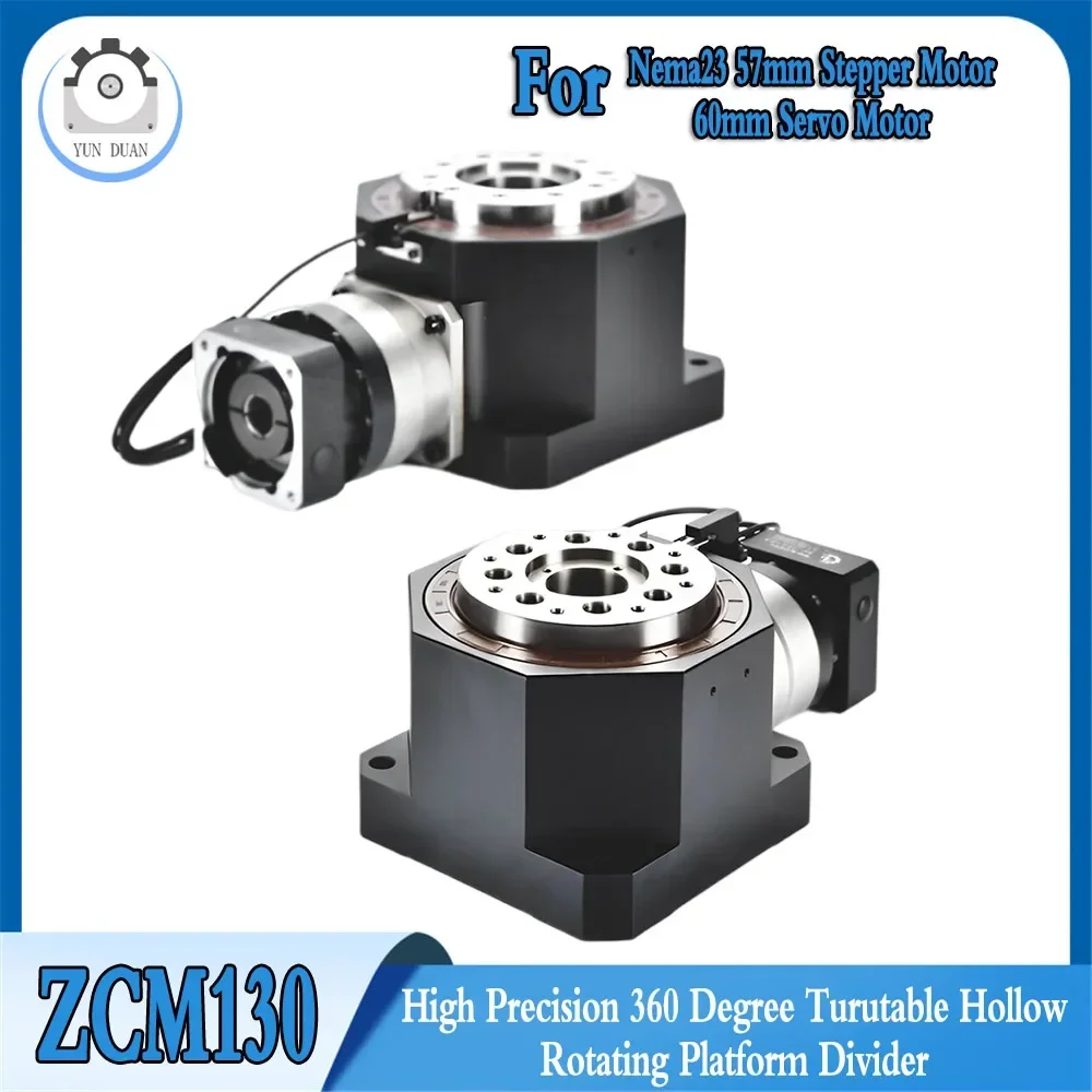 

Disc Flange 130mm 2arcmin Precise Hollow Rotating Platform Replaces DD Motor cam Divider Nema23 Stepper Motor/ 60 Servo Motor