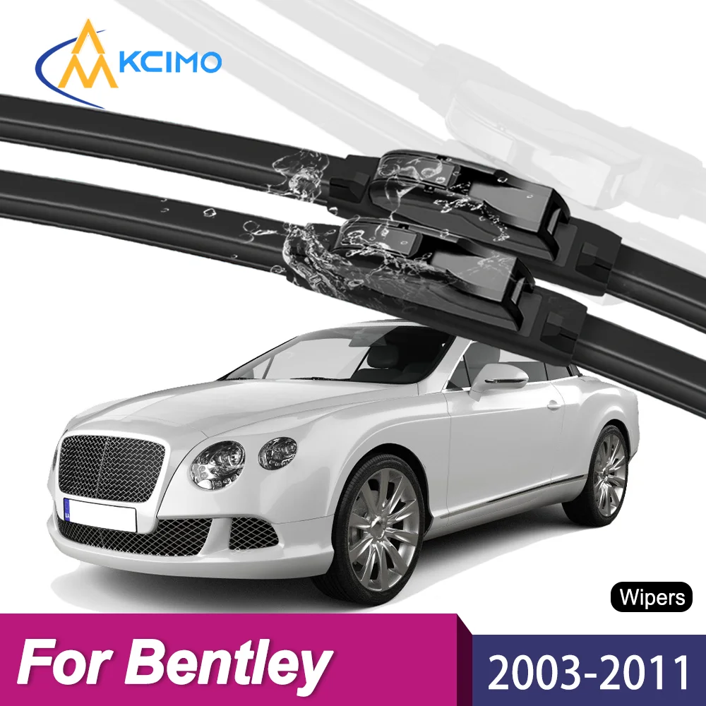 

Maximize Safety & Visibility 2 Front Wiper Blades for Bentley Continental GT 2003-2011 All-Weather Performance Easy Install