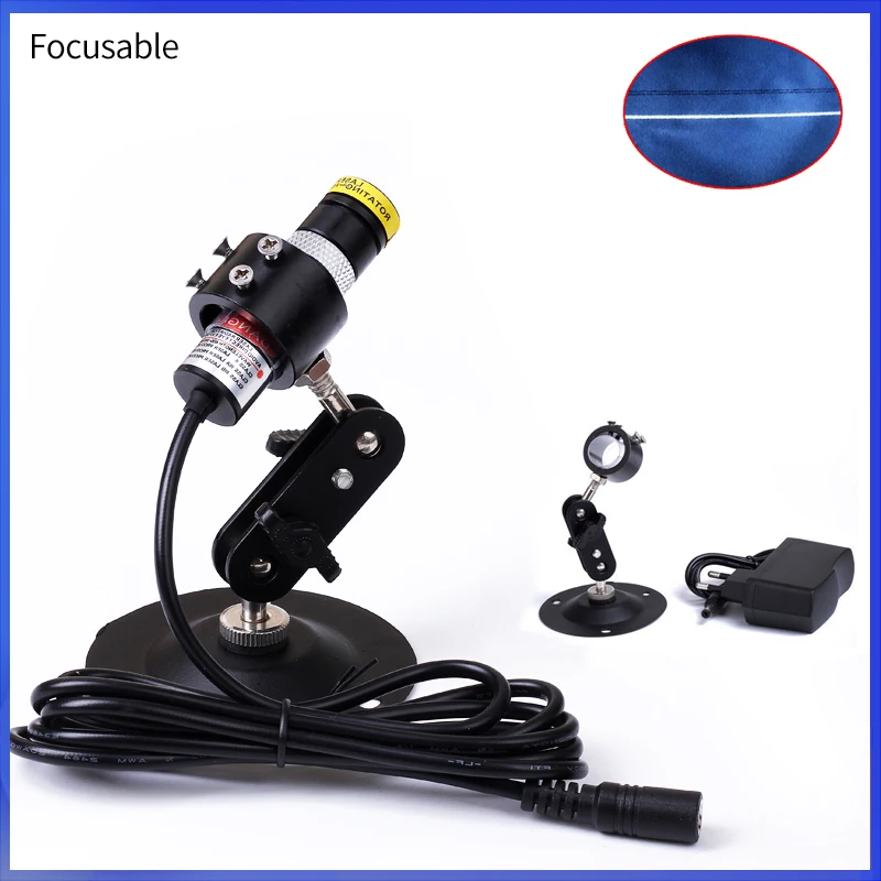 

Focusable Locator PMMA/Glass Lens D18x65 808nm IR 30mw 50mw 200mw IR Line Laser Module for Wood Cutting (FREE with Adapter )