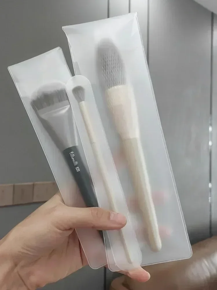 EVA Makeup Brush Protective Sleeve Eye Shadow Brush Protective bags Makeup Powder Puff Dustproof Waterproof Plastic Storage bags
