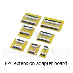 Placa de extensión de cable flexible FPC/FFC, espaciado de 0,5/1,0 MM, Conector de cable 4P/10/20/30/40/50/60P