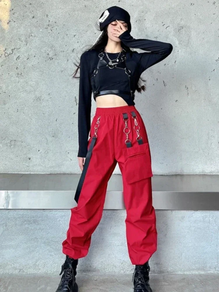 Roupa de dança de salão moderna jazz dança traje feminino street wear hip hop festival rave outfit jazz dança traje desempenho
