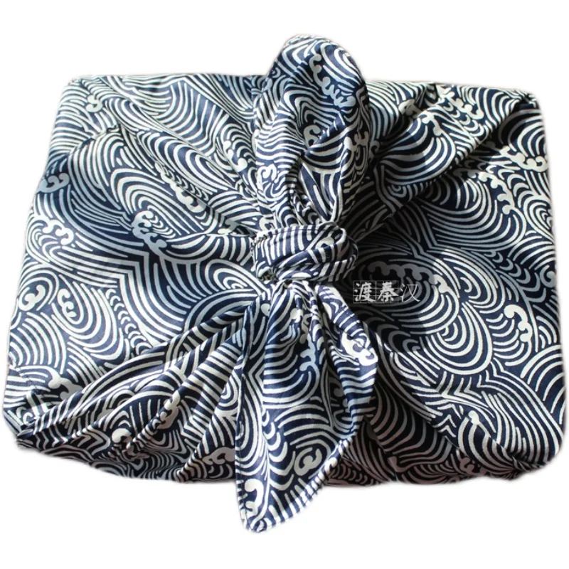 100x100cm Furoshiki Traditionellen Japanischen Stil Wrapping Tuch Baumwolle Quadrat Handtuch Tisch Matte Tischdecke Weihnachten Neue Jahr