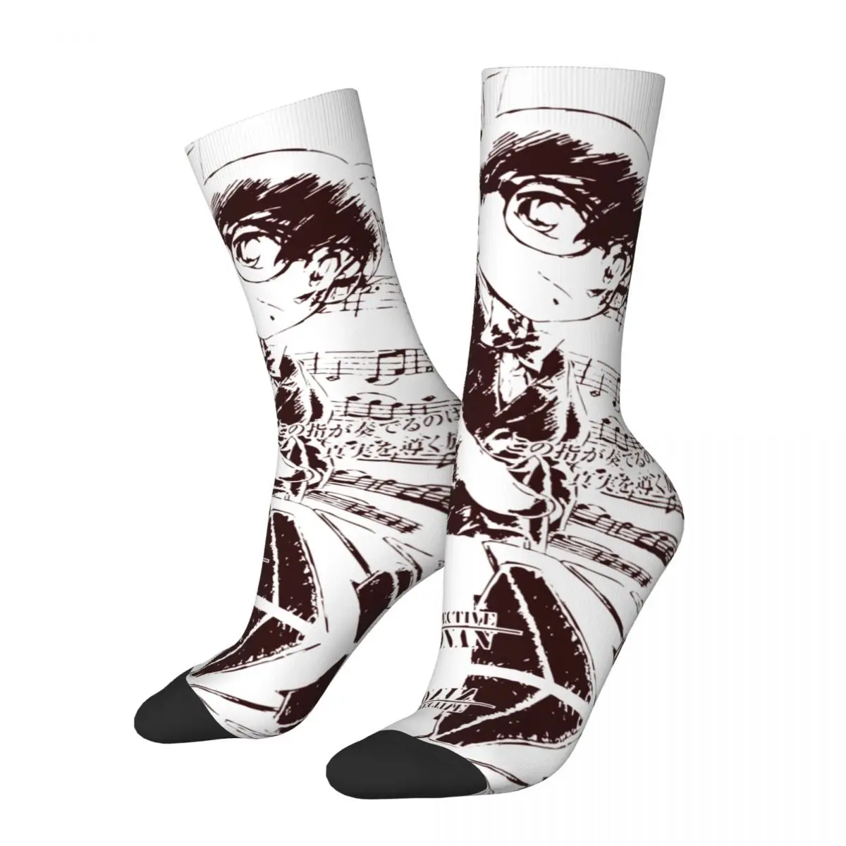 

Fashion Men's Socks Casual Conan II Sock Detective Conan Edogawa Japan Anime High Quality Women Sock Spring Summer Autumn Winter