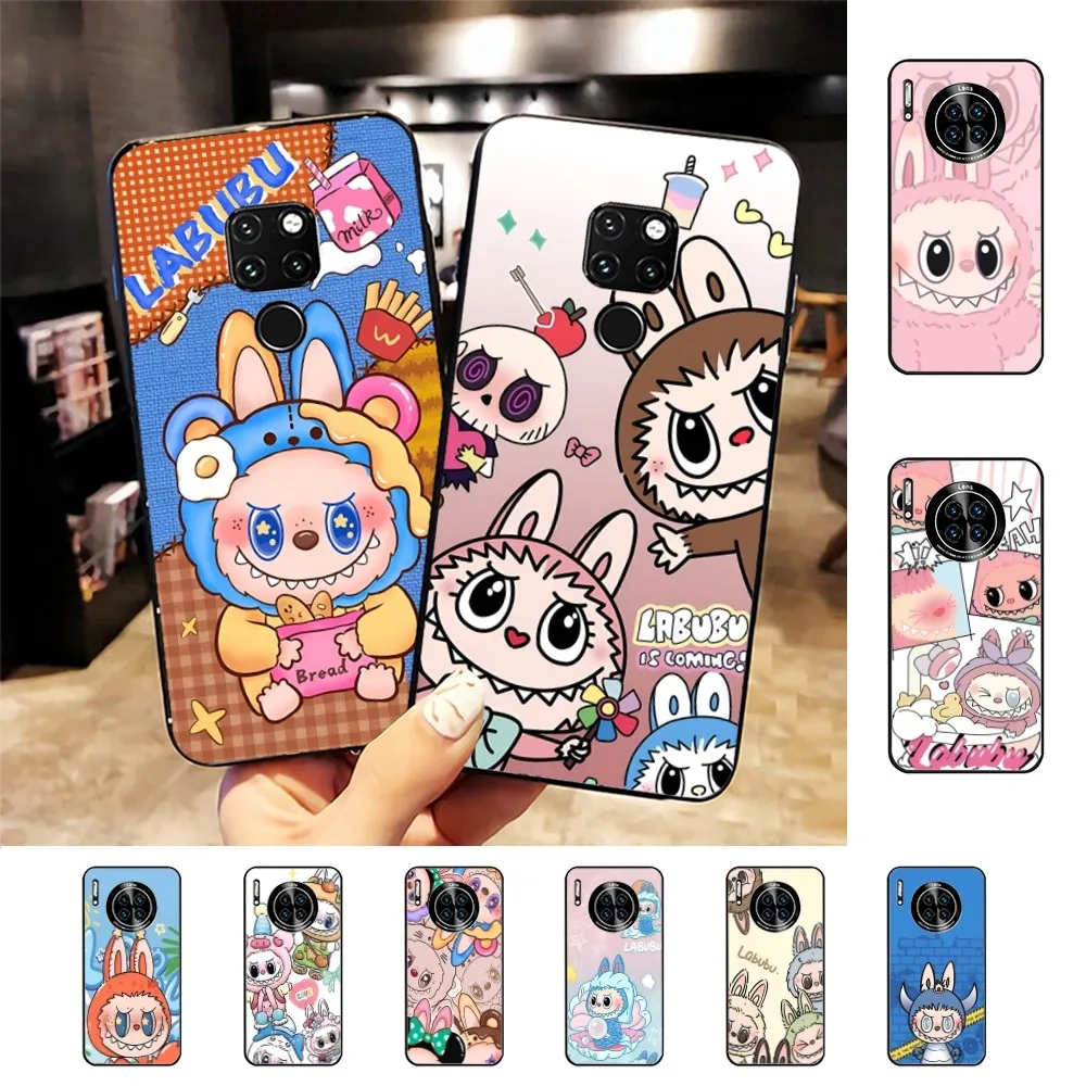 

New Kawaii Cute L-Labubu Phone Case For Huawei Mate 10 20 30 40 50 Lite Pro Nova 3 3i 5 6 SE 7 Pro 7SE