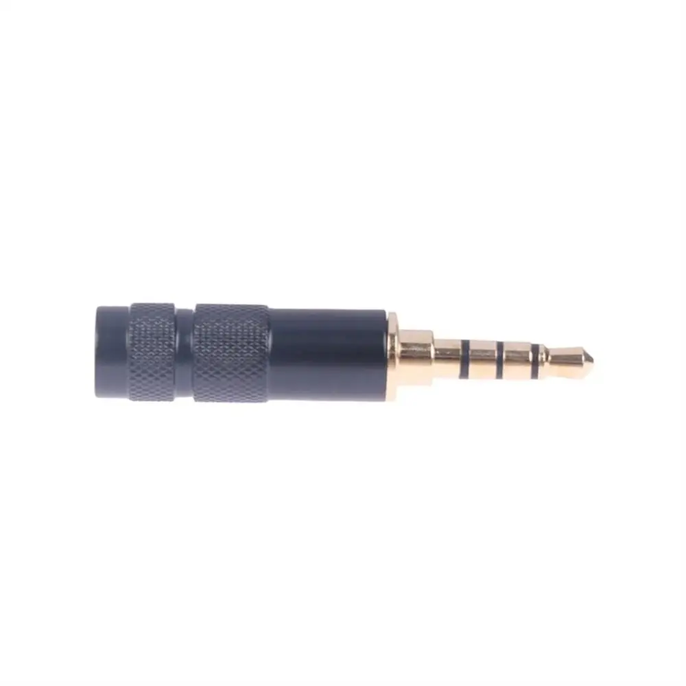 3.5mm TRS Male 3 Pole Plug To 4 Pole Stereo Microphone Converter Adapter Balanced Plug Jack Mic Converter TRS To TRRS Connector