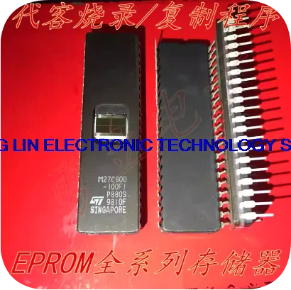 M27C800-100F1/50F1/90F1/120F1 M27V800 blank chip direct shooting   DIP42       2PCS