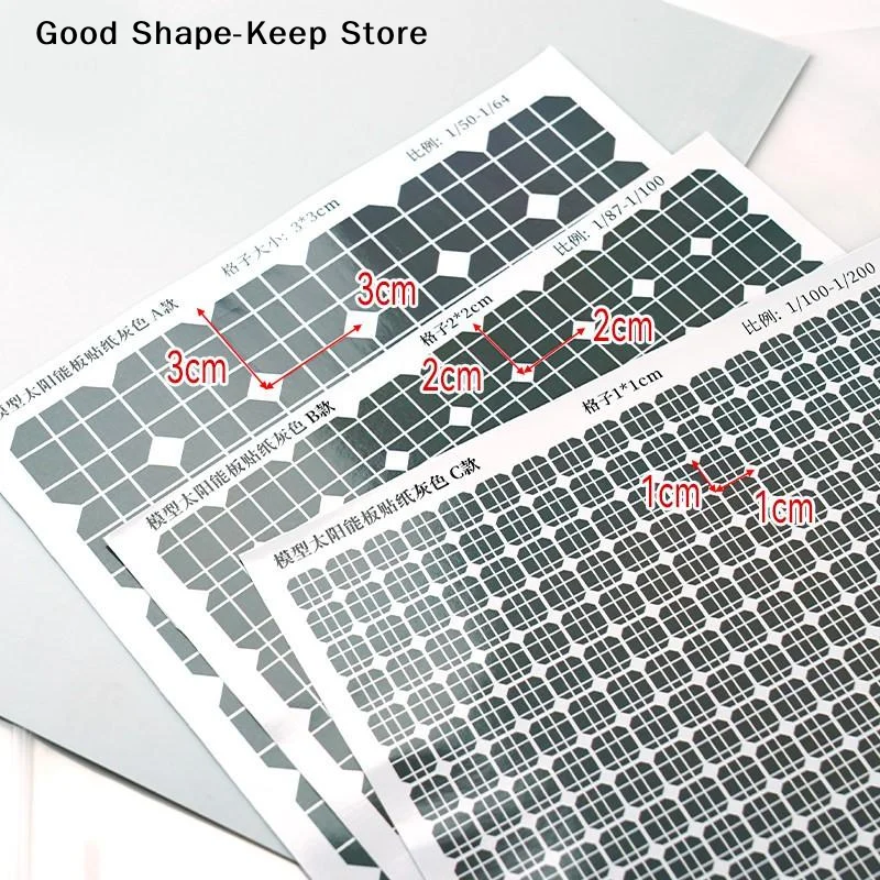 

Peel and Stick Photovoltaic Board Simulation Stickers in Blue/Gray