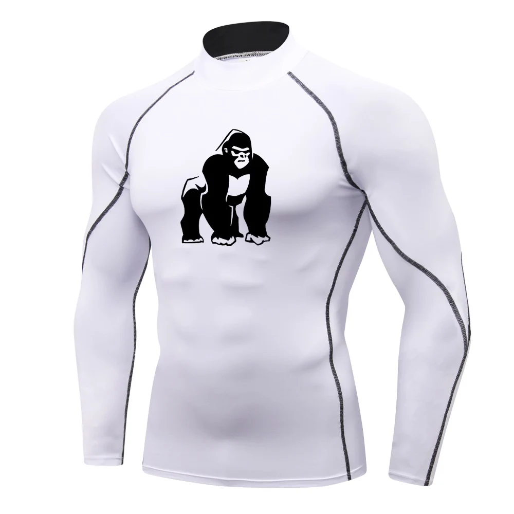 Men Swimsuit Swimming T-shirt Beach UV Protection Swimwear Rash Guard Long Sleeve Surfing Diving Swimsuit Surf T-shirt Rashguard