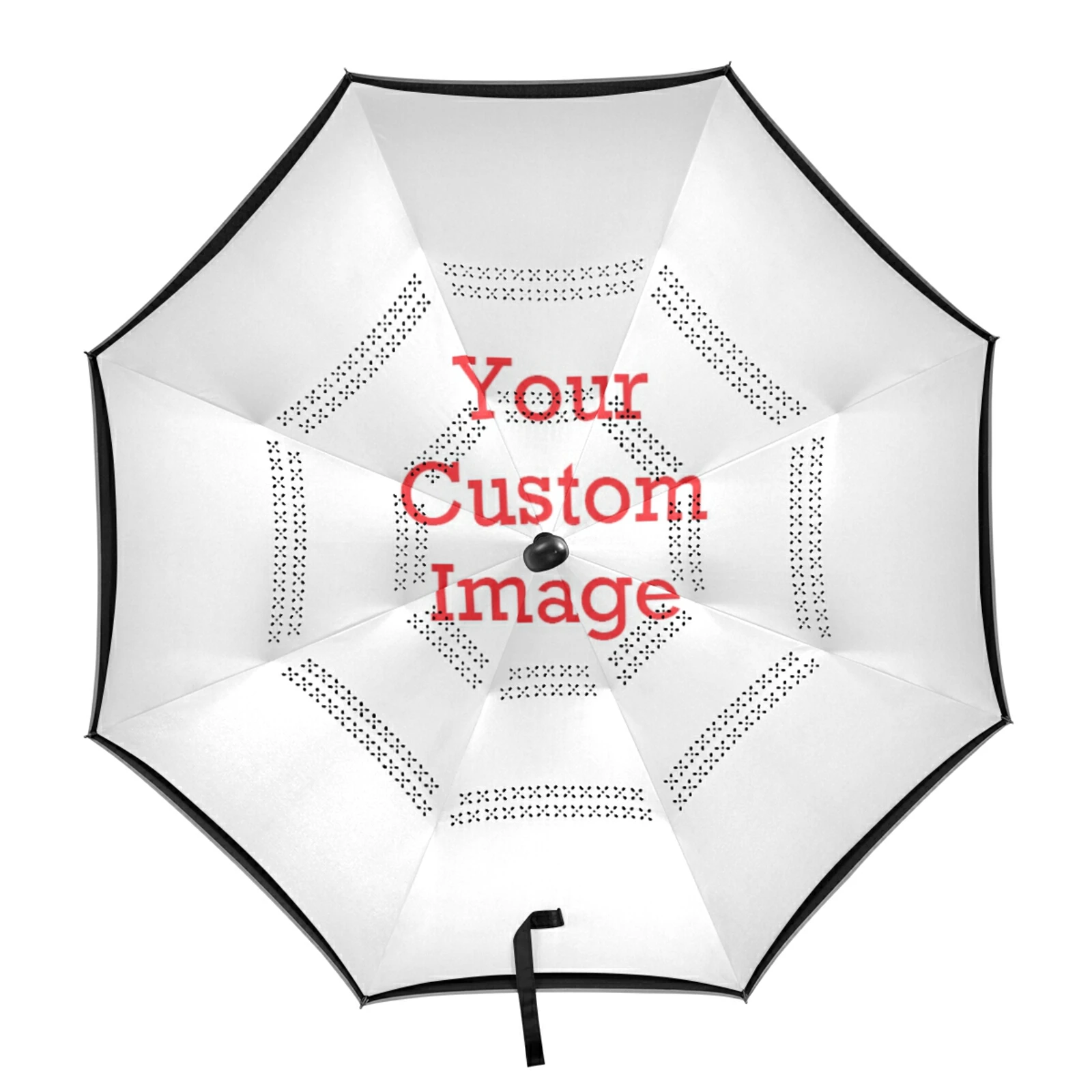 Automatic Reverse Umbrella For Vehicles Double Layer Sunny And Rainy Large Male And Female Storm Resistant Straight Rod Umbrella