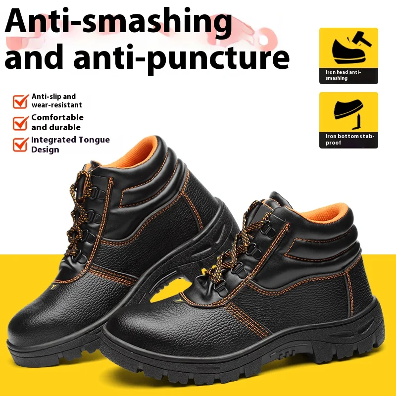 Le scarpe antinfortunistiche da uomo sono scarpe da lavoro antiurto, antiperforazione, assorbenti del sudore, traspiranti, morbide, comode e durevoli