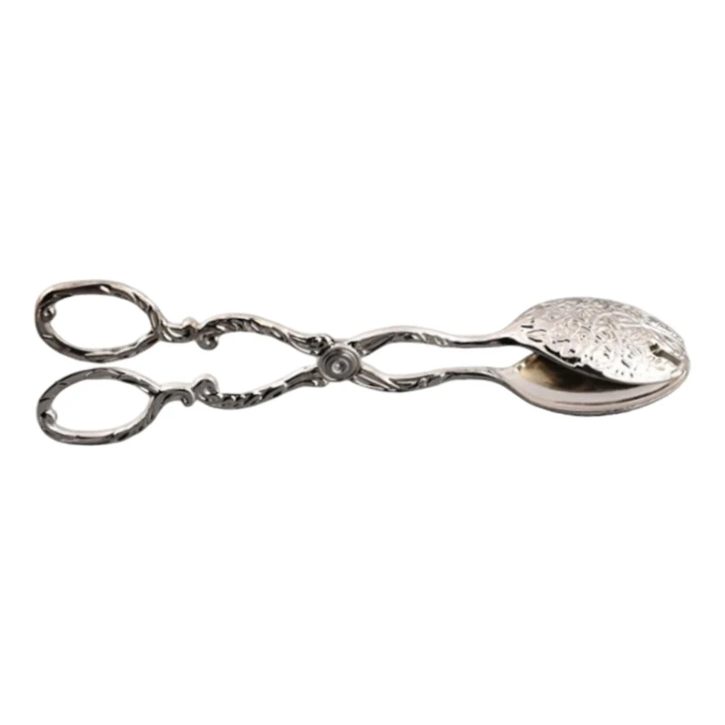 Service Clip for Bread Pastry Pickup with Decorative Metal Detail J0MC