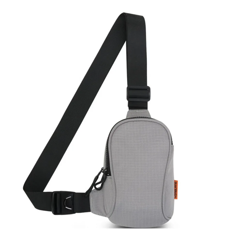 

Solid Color Mobile Sports Chest Bag Chest Pack Lightweight Mobile Shoulder Bag Wear Resistant Waterproof
