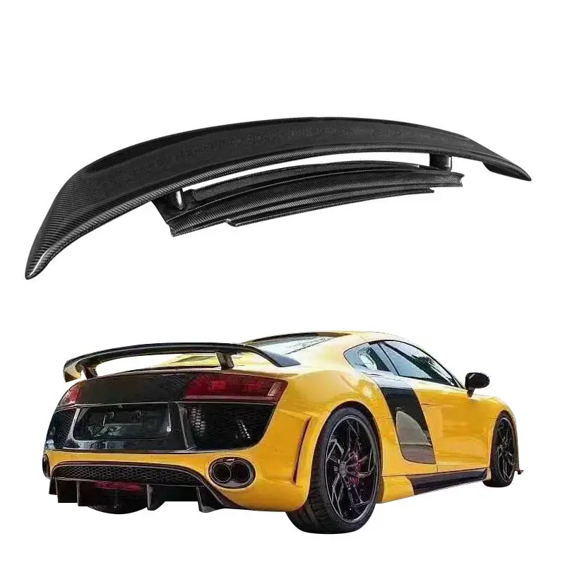 

M Style Carbon Fiber Rear Spoiler Wing For Audi R8 Sport 4S V10 GT Sedan, 100% Tested Well