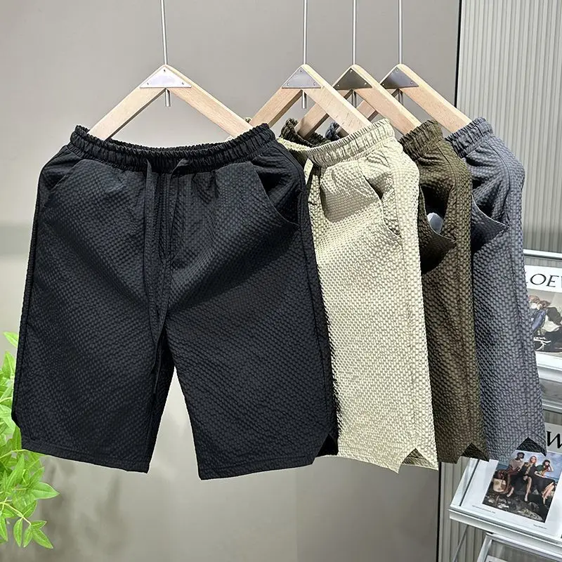 2024 New Arrival Men\'s Summer Shorts Casual Loose Sports Shorts Fashion Trendy Shorts Thin Men\'s Loose Beach Pants Harlan Pants