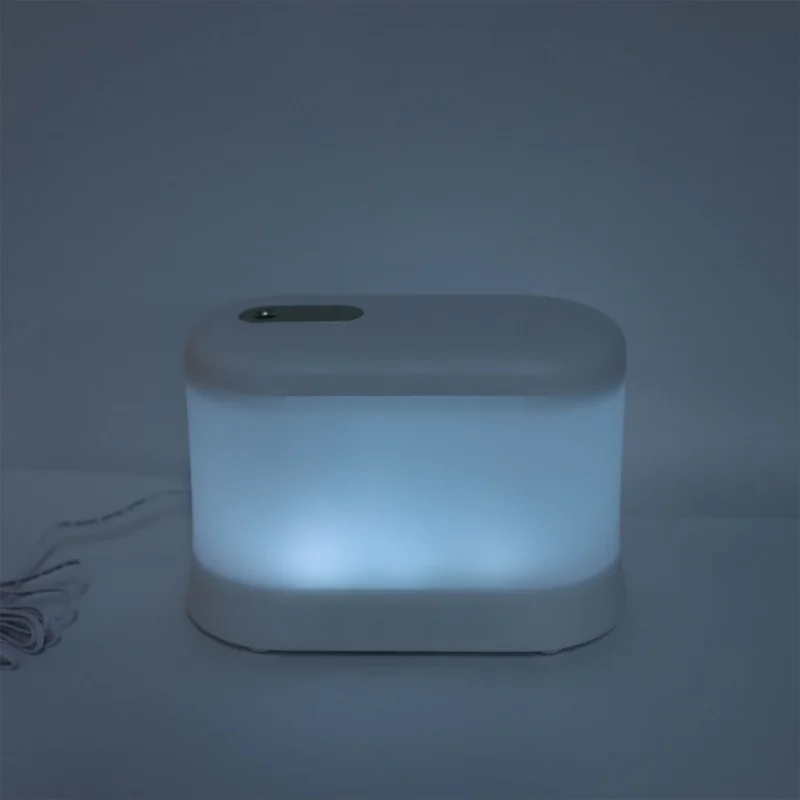 1.8L Air Humidifier Diffuser Office Bedroom Table Top Silent With Aromatherapy Light Intelligent Timing US Plug 110-240V