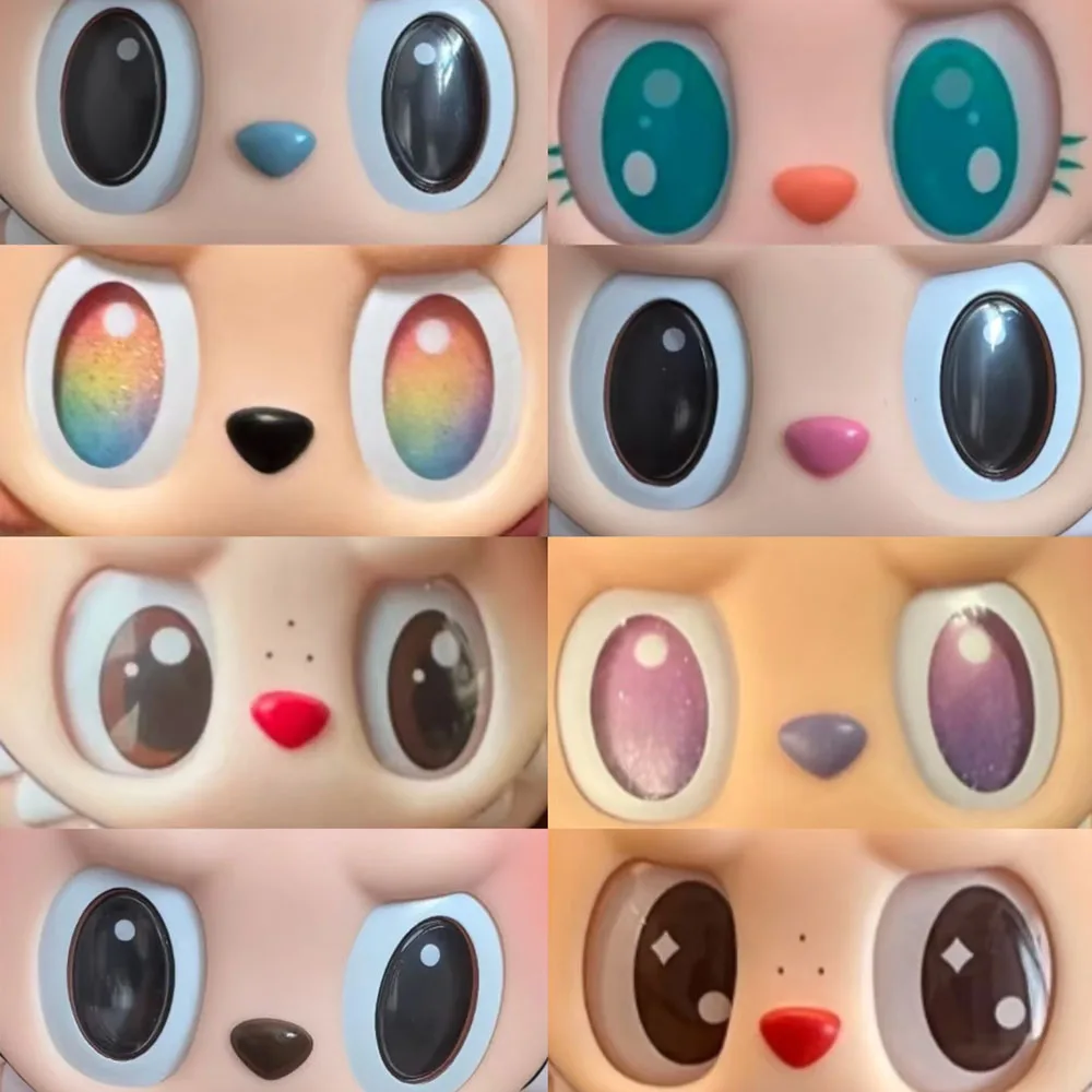 5pairs/lot Oval Blue Bling Cartoon Doll Crystal Eye Pupils Purple Photo Glass Cabochon Flatback Demo Cameo Diy Jewelry Making