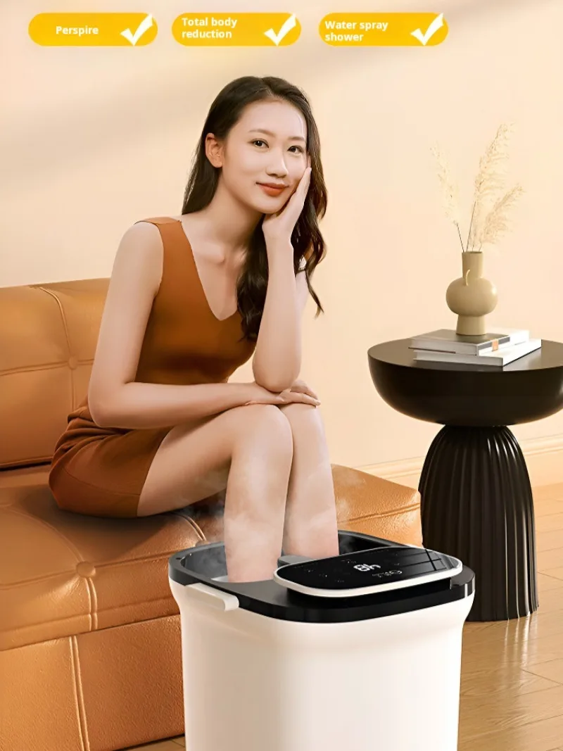 Relieve fatigue foot bath Heated Foot Soak Bucket Heating Automatic poweroff Household Portable Thermal Foot Bath