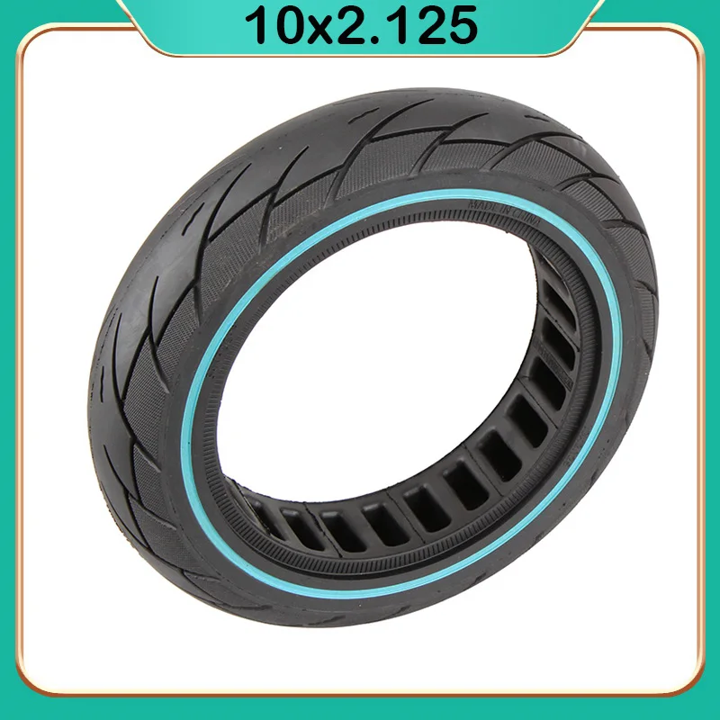 10 Inch 10x2 125 Solid Tyre for Ninebot F20/F25/F30/F40 Electric Scooter 10x2.125 Solid Tire Wheel Parts and Accessories