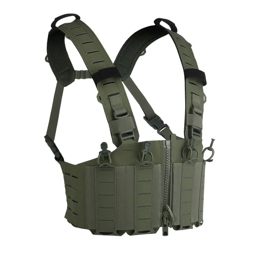 

Tactical SF Vest Chest Rigs Lightweight Camouflage Militar Hunting Airsoft Assault Vest with Mag Pouch H-Style Strap Wholesale