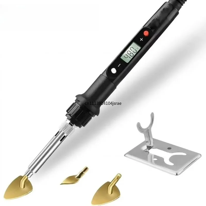 Digital‑Display Mini Portable Heat Press Craft Iron Ergonomic Handle Wrinkle Removal For Leather Fabric DIY Hand‑Make Tool