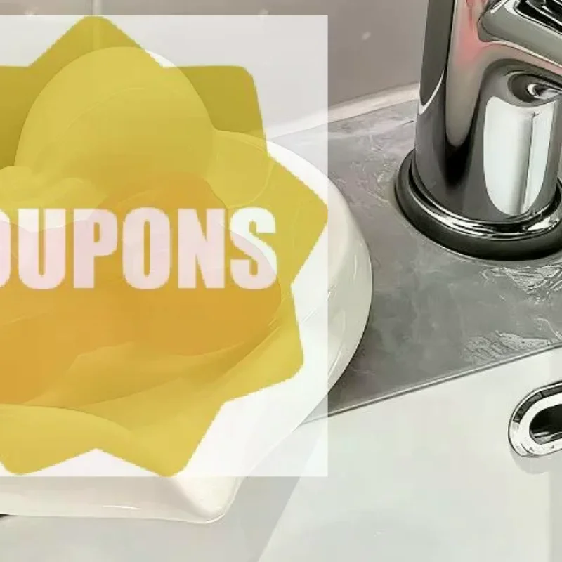 Cute Bow Heart Shaped Ceramic Soap Dish With Self Draining Design For Bathroom Vanity Sink Countertop Home Decor