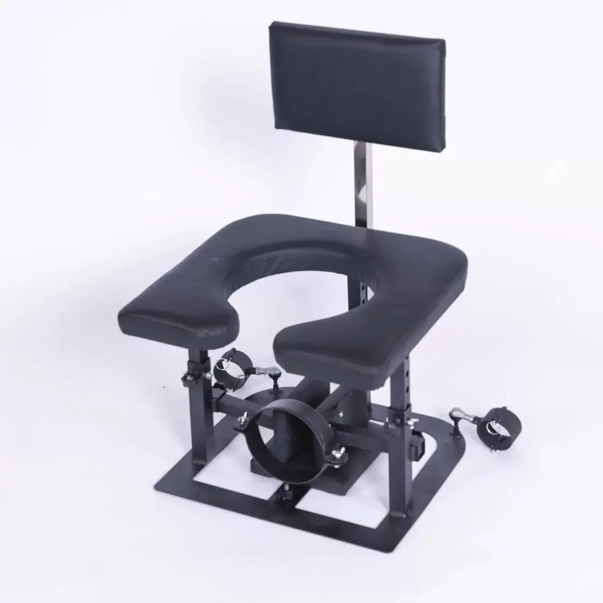 Sex Furniture Adult SM Handcuff Toilet Potty Chairs with Funnel Holy Water Humiliation Chair Bondage Collar