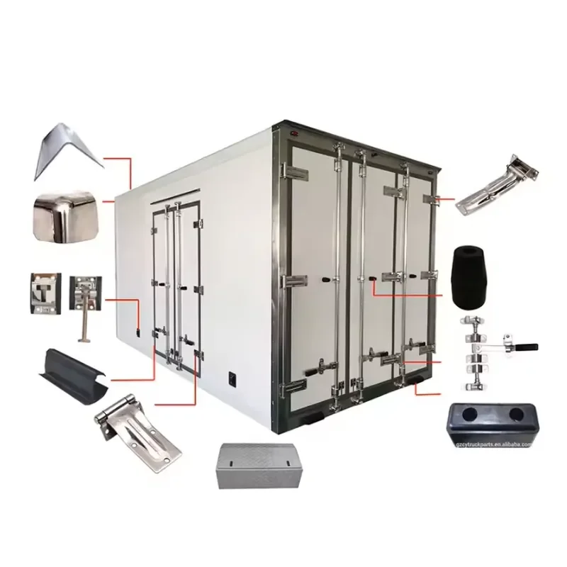 Heavy Duty Shipping Container Door Locking System Steel Rod Clamp Security Box for Cargo Transport Protection Anti Theft