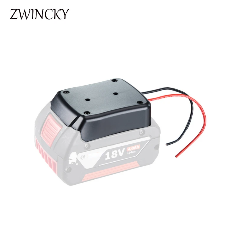 ZWINCKY gorący akumulator do złącza dokującego Bosch 18v z przewodami 14 Awg DIY złącza adapter akcesoria narzędziowe