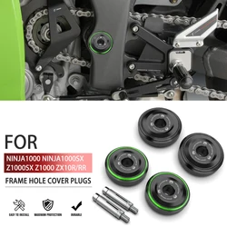 For Kawasaki NINJA1000 NINJA 1000 / Z1000SX 2011-2024 2025 Z1000 All Years Motorcycle Frame Hole Plugs Covers Decorate Caps Kits