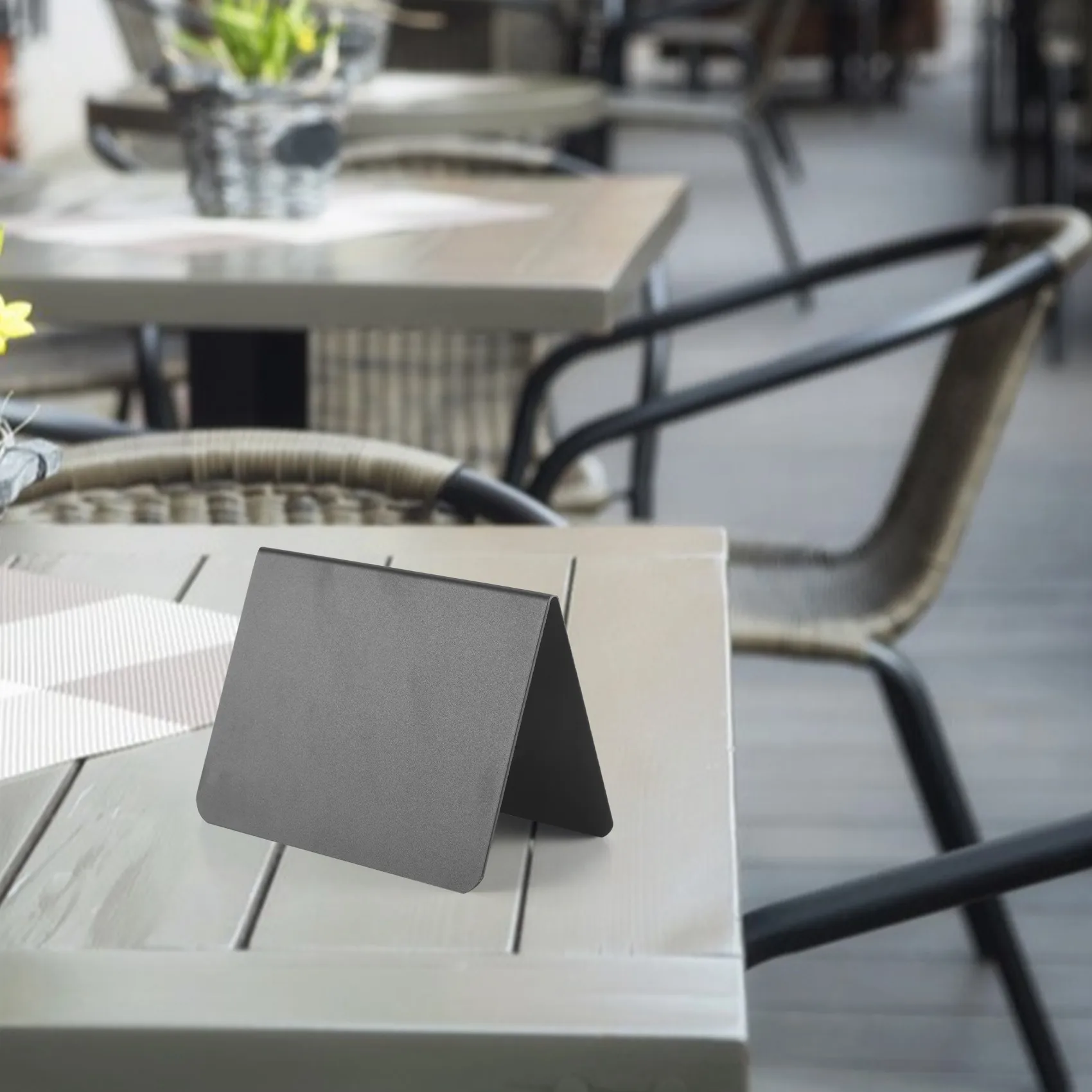 

20 Pieces Mini Chalkboard Signs A-Shaped Chalkboard Tables Buffet Tags PVC Erasable Blackboards With White Chalk Markers