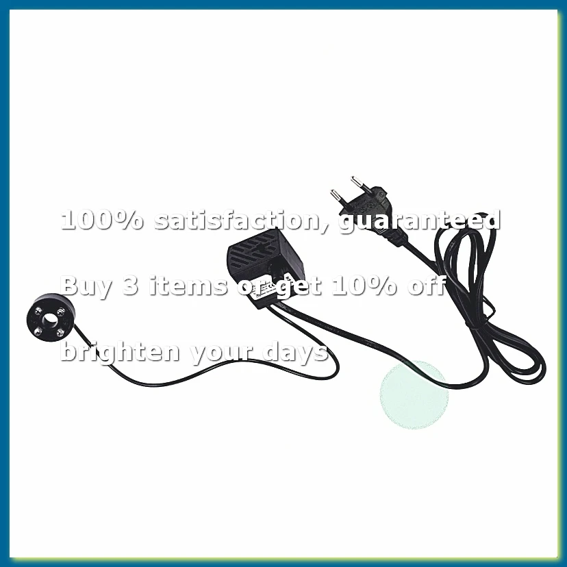 ●3W Submersible Water Pumps with 4-LED Light Pump Aquarium Fountain Fish Pond Tank EU Plug